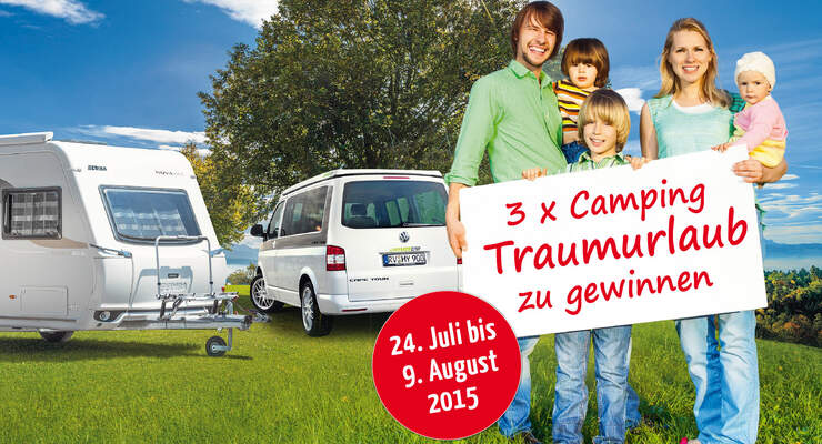 Camping-Traumurlaub gewinnen