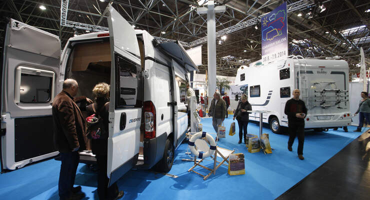 Caravaning auf der boot 2014 in Düsseldorf