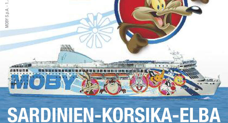 Für jedes gekaufte Ticket schenkt Moby Lines seinen Fahrgästen einen Gutschein im Wert von 20% für die nächste Überfahrt. Der Gutschein gilt für alle Fahrten Sardinien, Korsika und Elba.