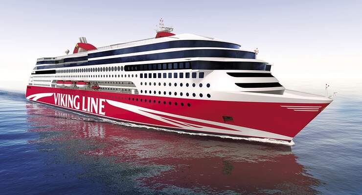 Jungfernfahrt der schadstoff- und lärmreduzierten Großfähre MS Viking Grace findet im kommenden Januar statt.