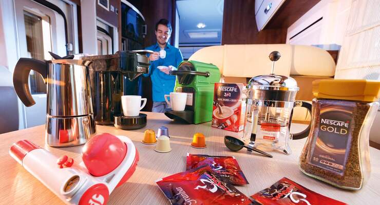 Kaffee im Wohnmobil