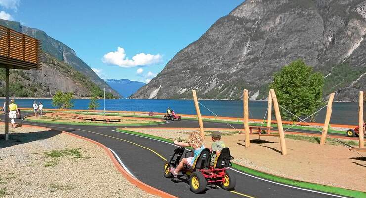 Laerdal Ferie og Fritidspark Gokartbahn