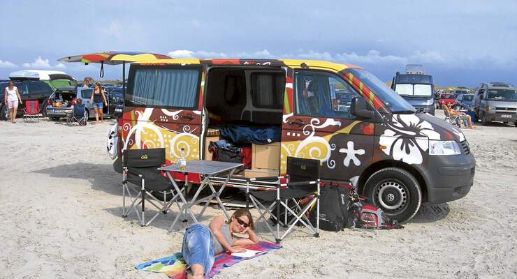 Mietmobil Fluchtwagen.com VW T5-Ausbau
