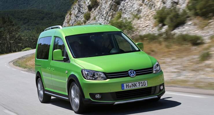 Mit den entsprechenden Pkw-Modellen Polo, Golf und Touran komplettiert der Caddy die Cross-Lifestyle-Familie.