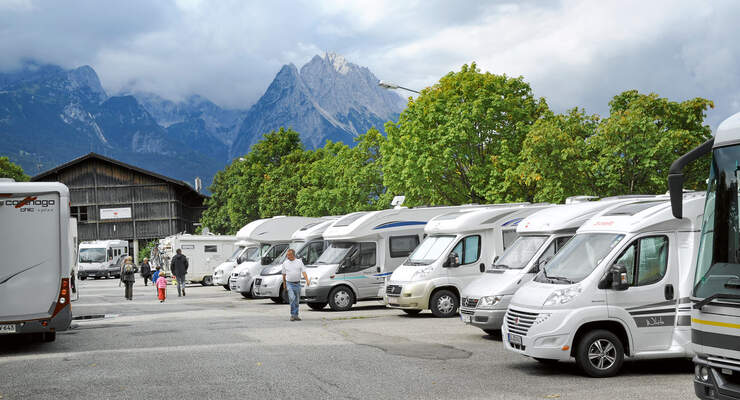 Parkplatz Alpencamp am Wank