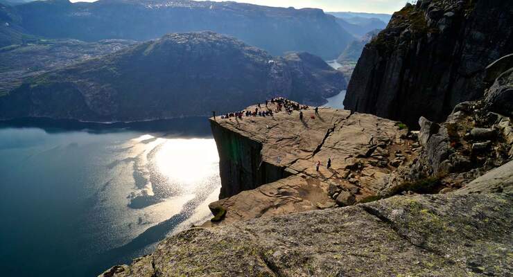 Preikestolen in Norwegen