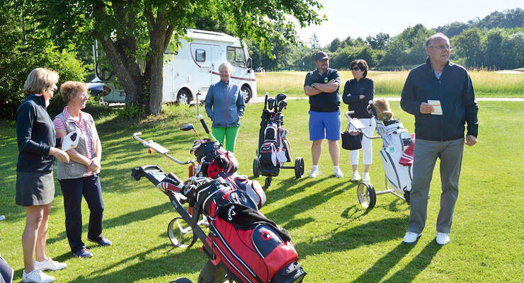 Sommerwetter beim Golf-Cup