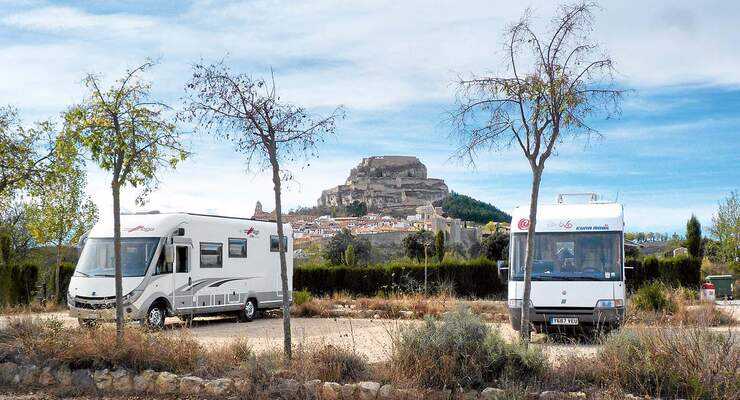 Stellplatz Morella in Spanien
