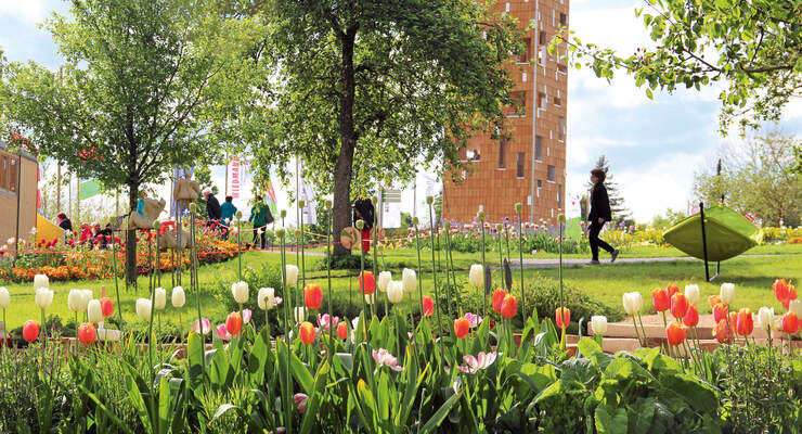 Touren-Tipps: Landesgartenschau, Tulpen