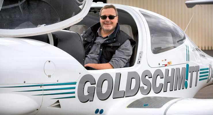 Unterwegs mit…: Goldschmitt, Flugzeug