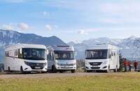 Vergleichstest Carthago Chic E-Line, Hymer B-Klasse SL, N + B Arto